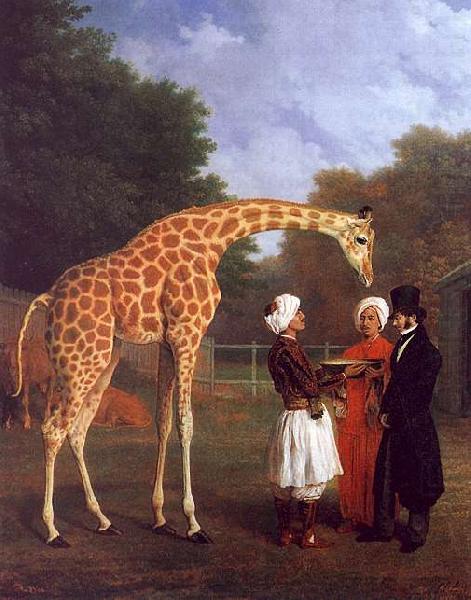 Jacques-Laurent Agasse The Nubian Giraffe china oil painting image